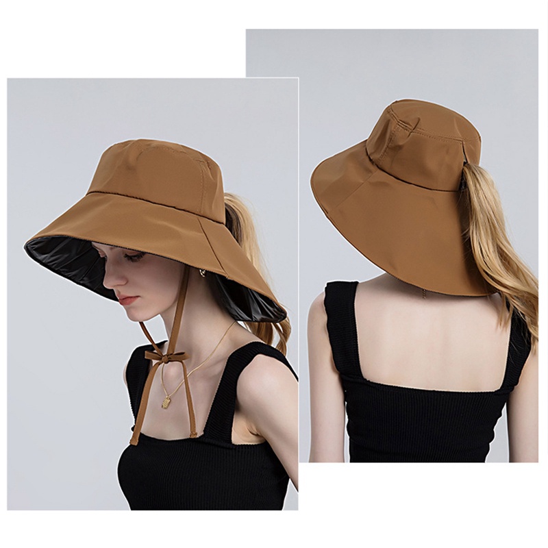 Nón Rộng Vành Chống Tia UV Bằng Vải Cotton Thời Trang Dành Cho Nữ