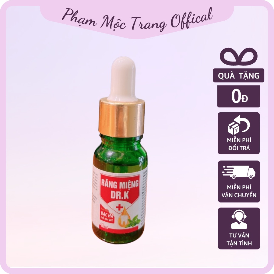 Tinh Chất Răng Miệng Dr.K Hỗ Trợ Giải Quyết Các Vấn Đề Về Răng