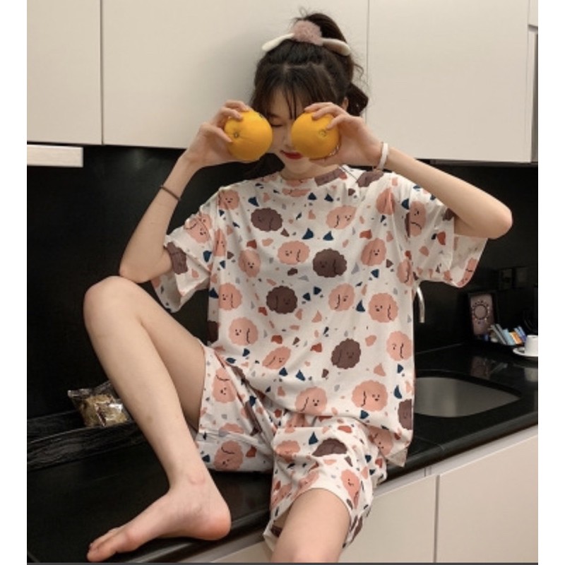 [Bộ ngủ cotton hè 2021] | BigBuy360 - bigbuy360.vn