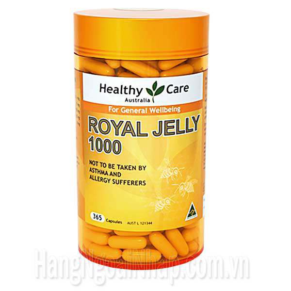 SỮA ONG CHÚA Healthy Care Royal Jelly 1000Mg 365 viên