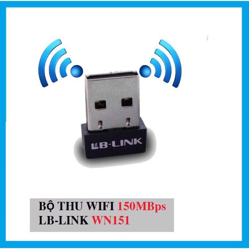 LB LINK - USB Wifi Nano Tốc Độ 150Mbps không râu thu sóng wifi cho máy tính