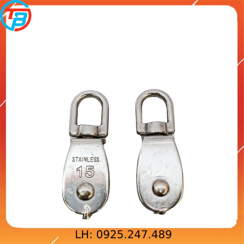 Ròng rọc INOX 304 số 15 CÁP THÉP Thái Bình VinàN