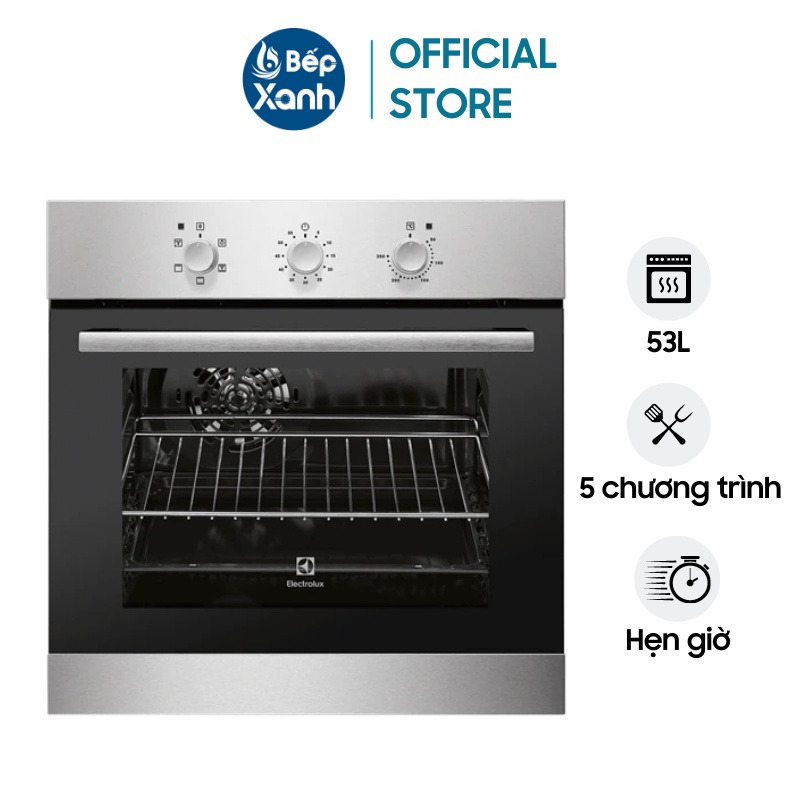 [FREESHIP HCM] Lò Nướng Âm Tủ Electrolux RZB2110AAXA - Dung Tích 53L - Hẹn Giờ - Bảo Hành 2 Năm