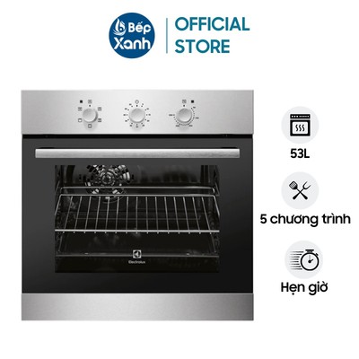 [FREESHIP HCM] Lò Nướng Âm Tủ Electrolux RZB2110AAXA - Dung Tích 53L - Hẹn Giờ - Bảo Hành 2 Năm