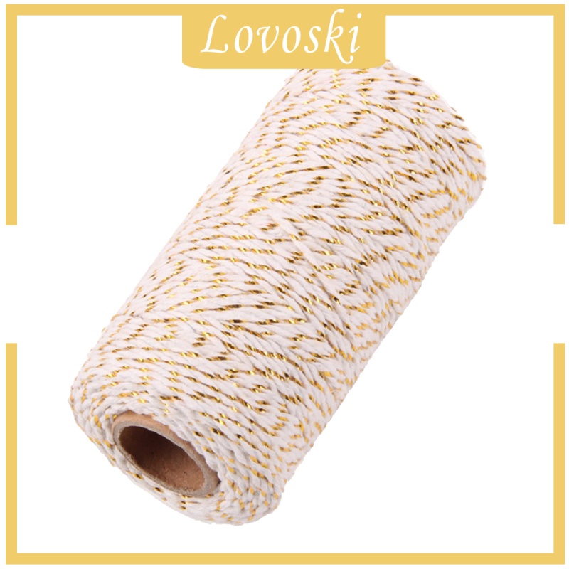 Cuộn Dây Thừng Cotton Màu Tím Nhạt 328 Feet (100m)