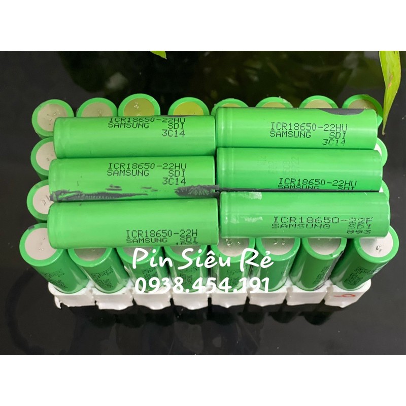 Pin SamSung Xanh 18650 cũ giá rẻ