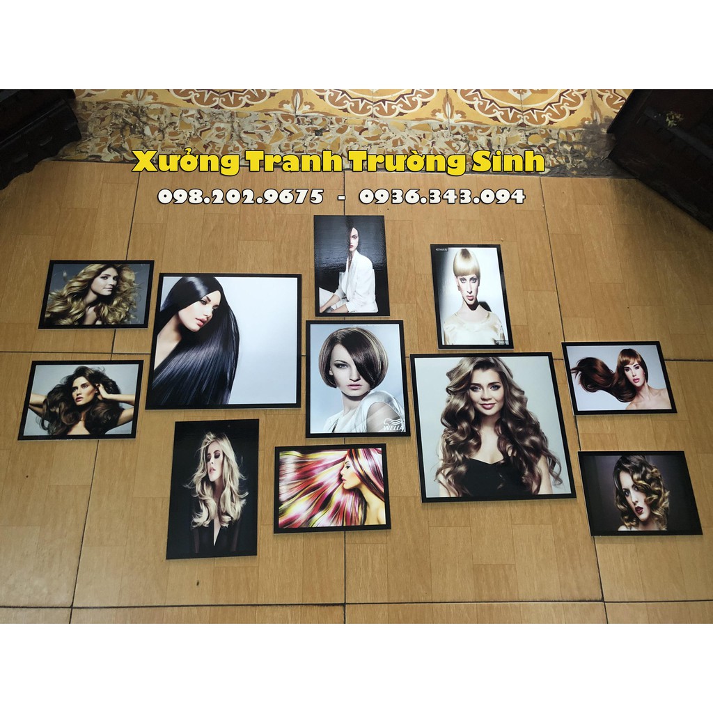 BỘ 11 TRANH SALON TÓC NỮ