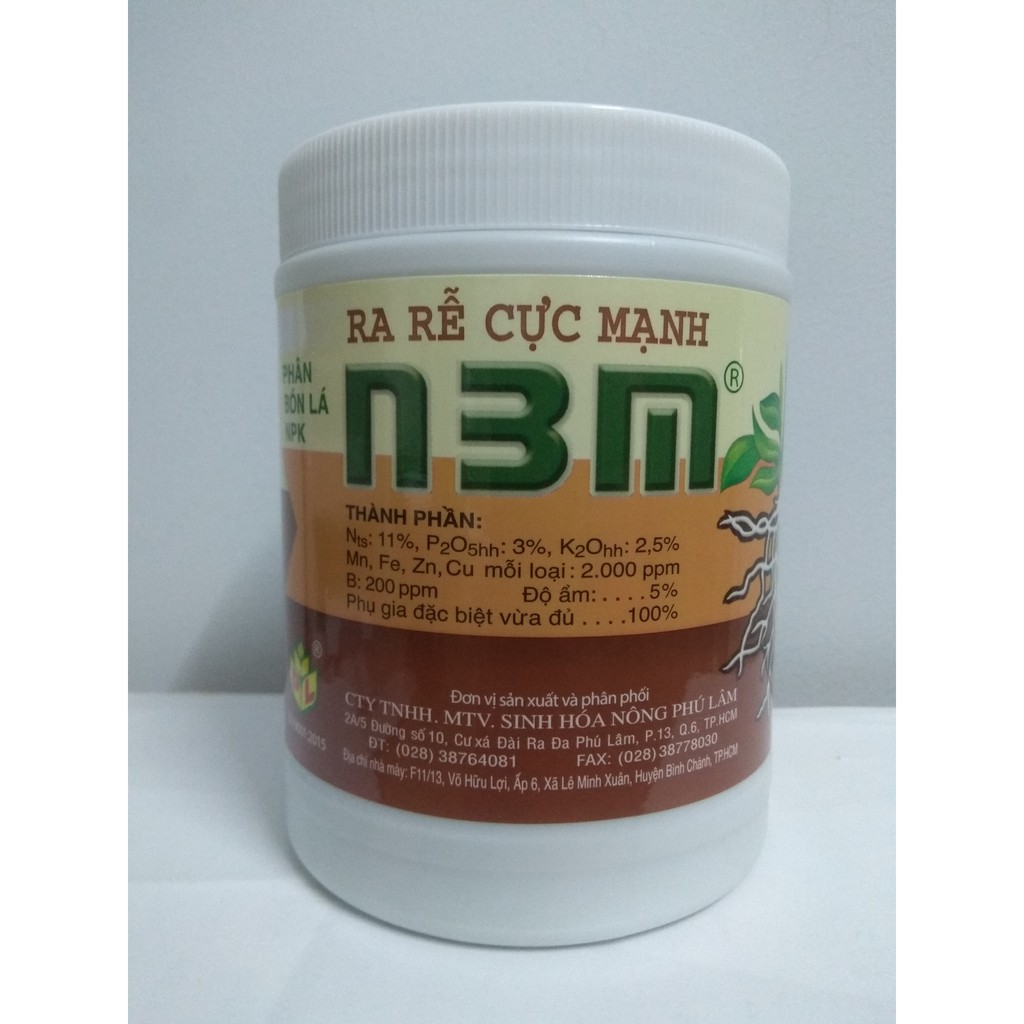 Phân bón lá NPK ra rễ cực mạnh N3M - chai 500 gram