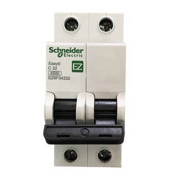 CẦU DAO TỰ ĐỘNG SCHNEIDER (MCB,APTOMAT) 2 CỰC -EASY9-2P-4.5KA-230V - CHỐNG NGẮN MẠCH VÀ QUÁ TẢI
