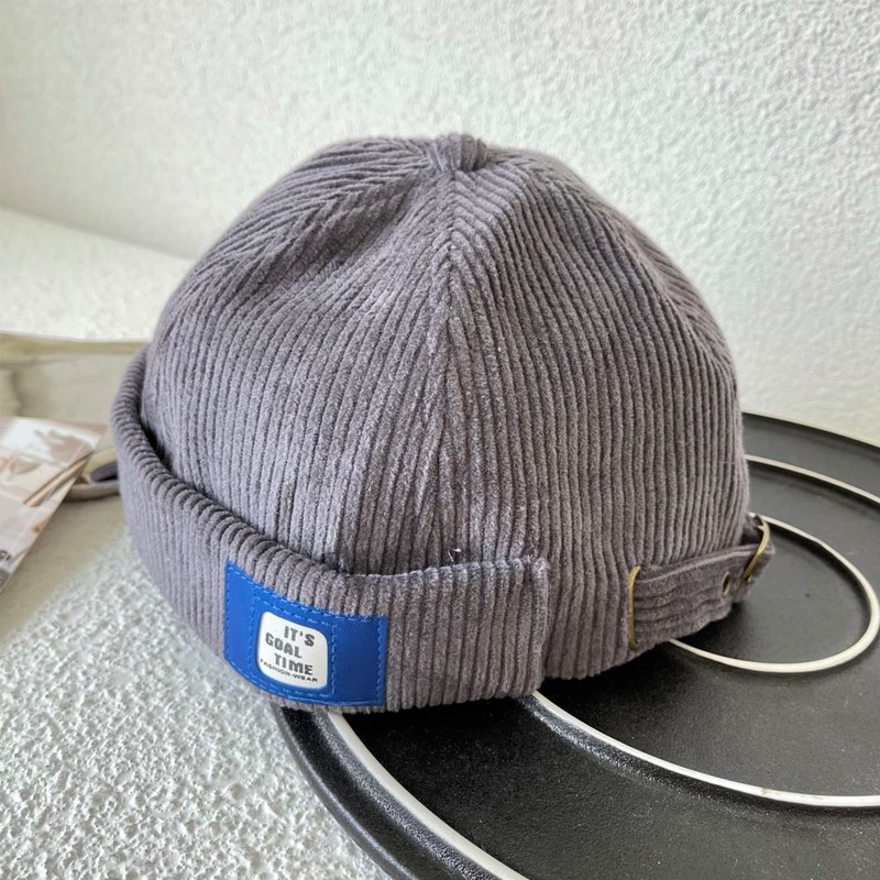 Mũ beanie LINJW chất cotton mềm hợp thời trang cho unisex