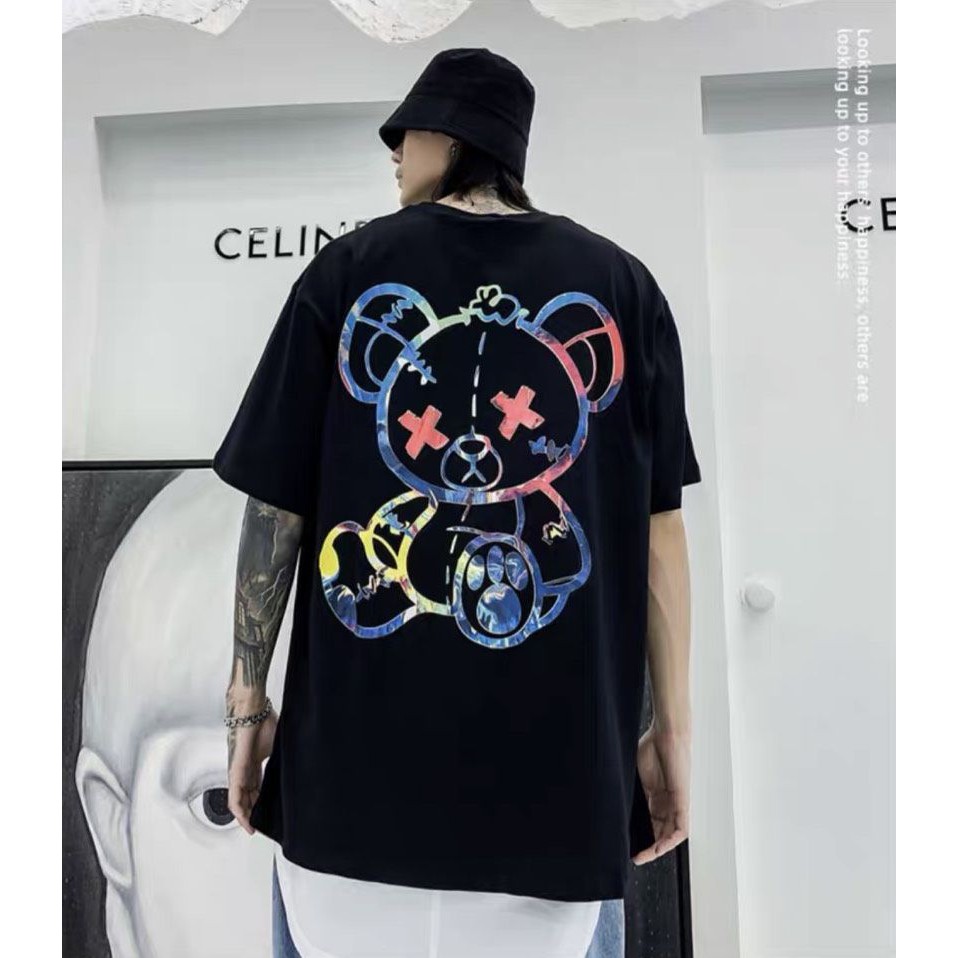 Áo Thun NAM Nữ Chất Vải Thun Cotton Hàng Freesize 1 Cỡ Form Dáng Rộng Dưới 65kg Mặc Vừa (Unisex Gấu Dead) | BigBuy360 - bigbuy360.vn