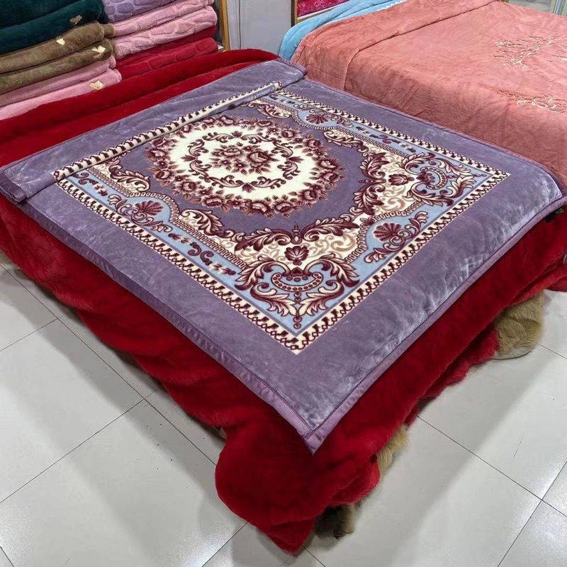 chăn tuyết nỉ nhung mềm mịn dày dặn ấm áp ,chăn mền nỉ nhung cho bé đi học kt 1m5x2m