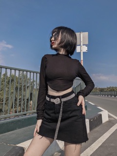 Basic Denim Skirt thương hiệu ROCKY Denim