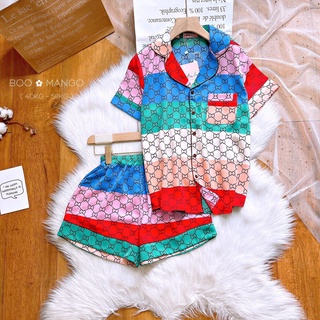 Đồ Bộ Mặc Nhà - Đồ Bộ Pyjama Màu Sắc Lụa Mango