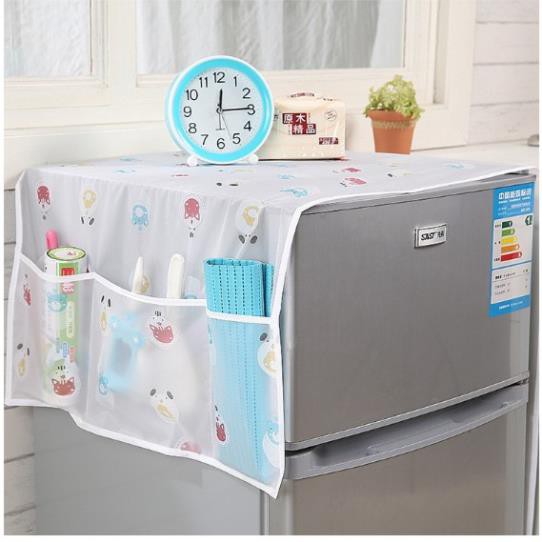 Bạt phủ tủ lạnh kèm túi 2 bên