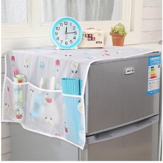 Bạt phủ tủ lạnh kèm túi 2 bên