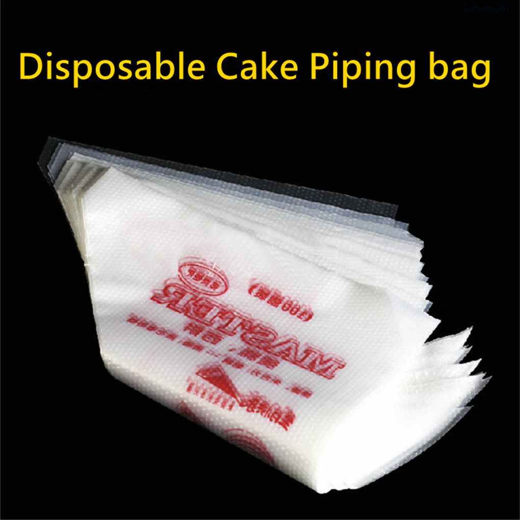 Set 100 Túi Bắt Bông Kem Dùng Một Lần Tiện Dụng Cho Nhà Bếp / Trang Trí Bánh Kem / Nhà Tắm / Nhà Bếp Mã01