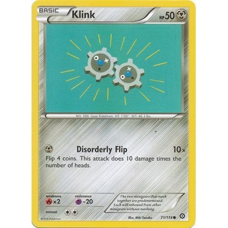 Thẻ Bài Pokemon Klink - 71/114 - Common