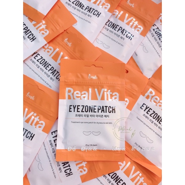 MẶT NẠ MẮT PRRETI REAL VITA EYEZONE PATCH