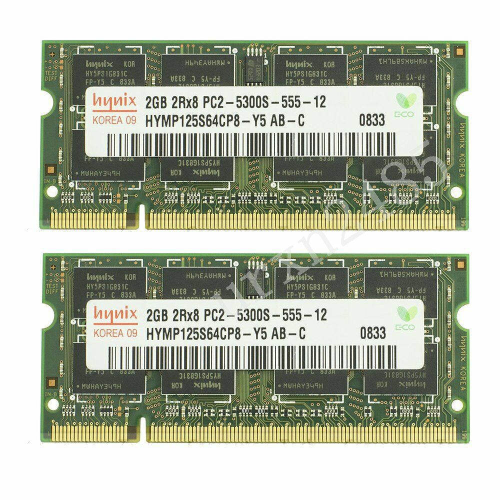 Bộ 2 Bộ Nhớ 2gb Pc2-5300S Ddr2 667mhz 200pin Sodimm Cho Laptop Notebook Ram Ad22 | BigBuy360 - bigbuy360.vn