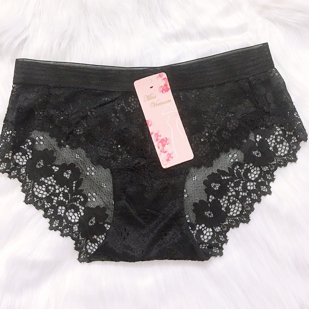Quần Lót Ren Nữ Sexy Quần Chíp Nữ Đồ Lót Gợi Cảm Chất Liệu Ren Cao Cấp Minxu Shop (Mã 8517)