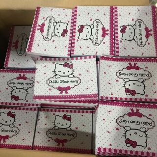Phiếu ship hàng hellokitty dành cho shop bán olnine ( gồm 100 trang) A6