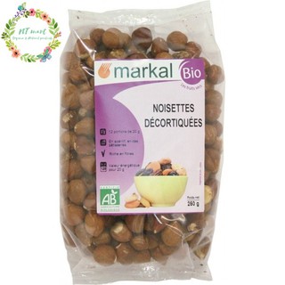 Hạt phỉ hữu cơ đã bóc vỏ Markal 250g
