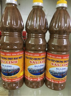 Combo 2 chai Mắm tép Sáu Linh Ba Làng loại 600g