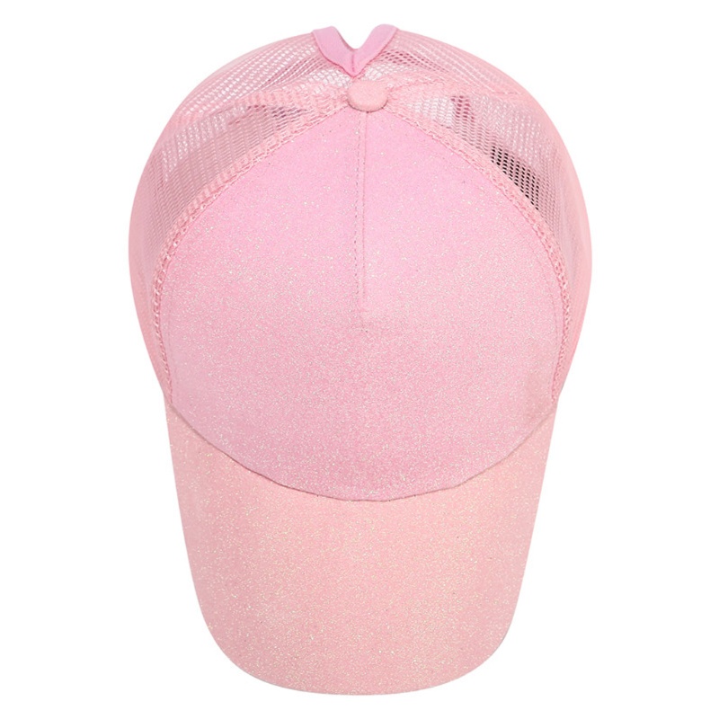 Mũ Lưỡi Trai Phối Lưới Lấp Lánh Thời Trang Mùa Hè Cho Nam Và Nữ