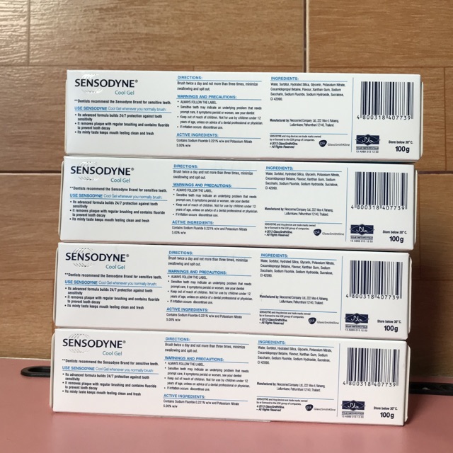 KEM ĐÁNH RĂNG SENSODYNE COOL GEL THÁI LAN