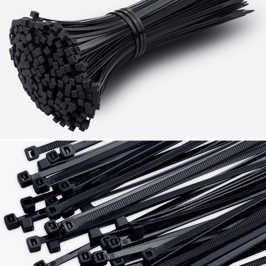 Dây thít nhựa đen, trắng, túi 100 cái dây rút nhựa 15cm 25cm 30cm lạt nhựa  siêu bền, giá rẻ nhất AVILED | Shopee Việt Nam