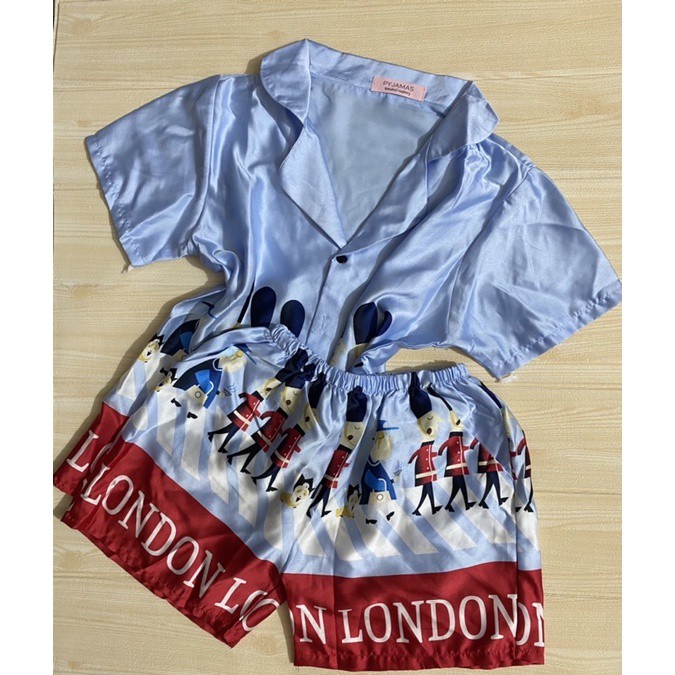 ♥️ SHOP UY TÍN ♥️Bộ Đồ Ngủ Lụa Lính Chì LonDon Siêu Sang Đồ Bộ Mặc Nhà Đồ Bộ Nữ