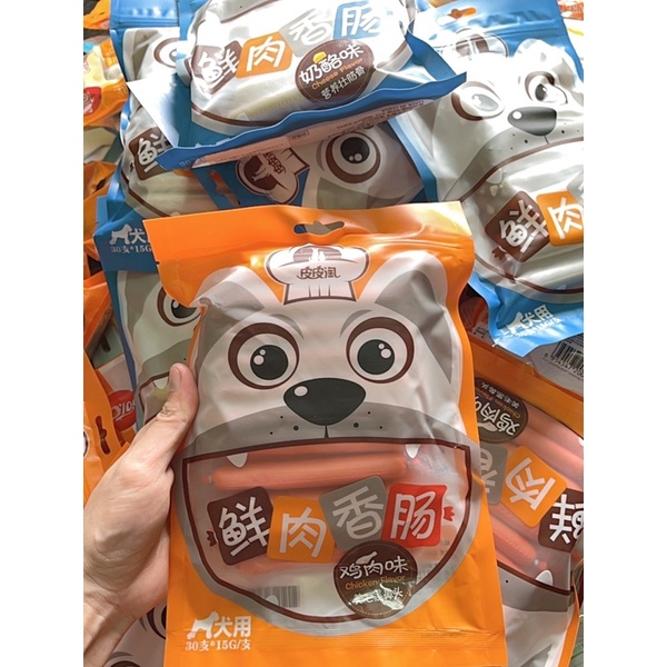 Xúc xích cho chó mèo TaoTaoPet ( lẻ 1 chiếc)