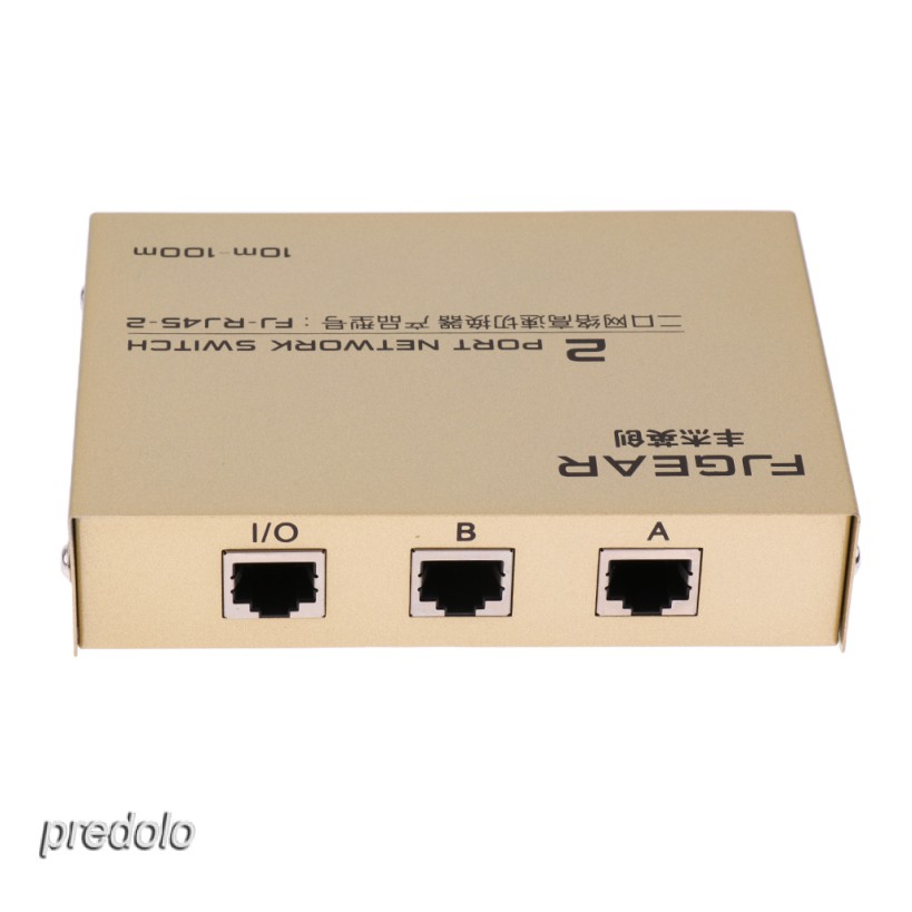 Hộp chuyển mạch chia sẻ mạng ethernet 2 cổng AB 2 trong 1 RJ45 | BigBuy360 - bigbuy360.vn