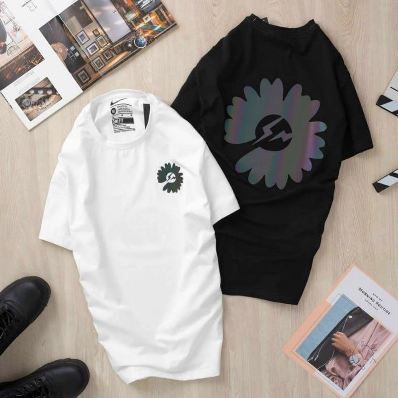 Hình decal nhiệt hoa cúc phản quang