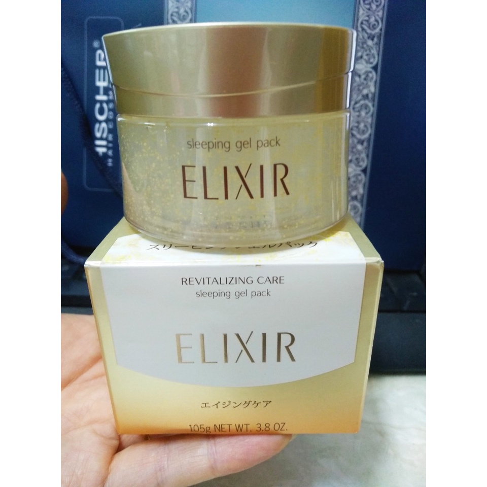 Mặt Nạ ngủ Shiseido Elixir Whitening & Revitalizing Care 105g Nhật Bản