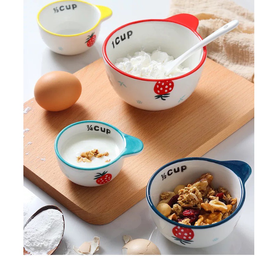 Bộ đo ml và đựng gia vị set 4 chiếc