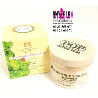 Kem dưỡng trắng toàn thân Dop Lascad Ultra White Nano Gold Glutathione 180g