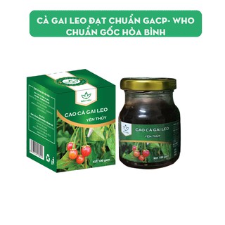 (Đạt chuẩn GACP-WHO)-Cao Cà Gai Leo chuẩn gốc Hòa Bình nhiều dược tính - Lọ 100gr - Đủ giấy tờ- Hsd:24 tháng