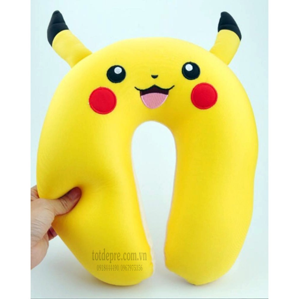 gối đỡ cổ hình pikachu
