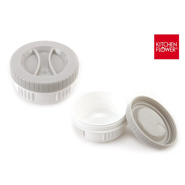 Bộ Hộp Cơm Giữ Nhiệt KITCHEN FLOWER NY-1004  - sản xuất HÀN QUỐC - XANH ĐEN/ Hàng Nhập Khẩu / Chính Hãng