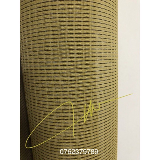 Vải ê căng loa cổ Ar ,căng cước kim tuyến vàng nhạt loại 1 ( 0,5x 1,5m)