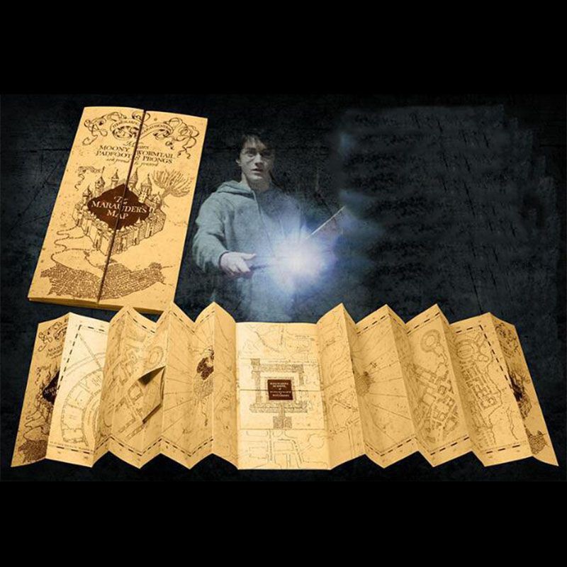 Poster Bản Đồ Ma Thuật Harry Potter 77*22cm