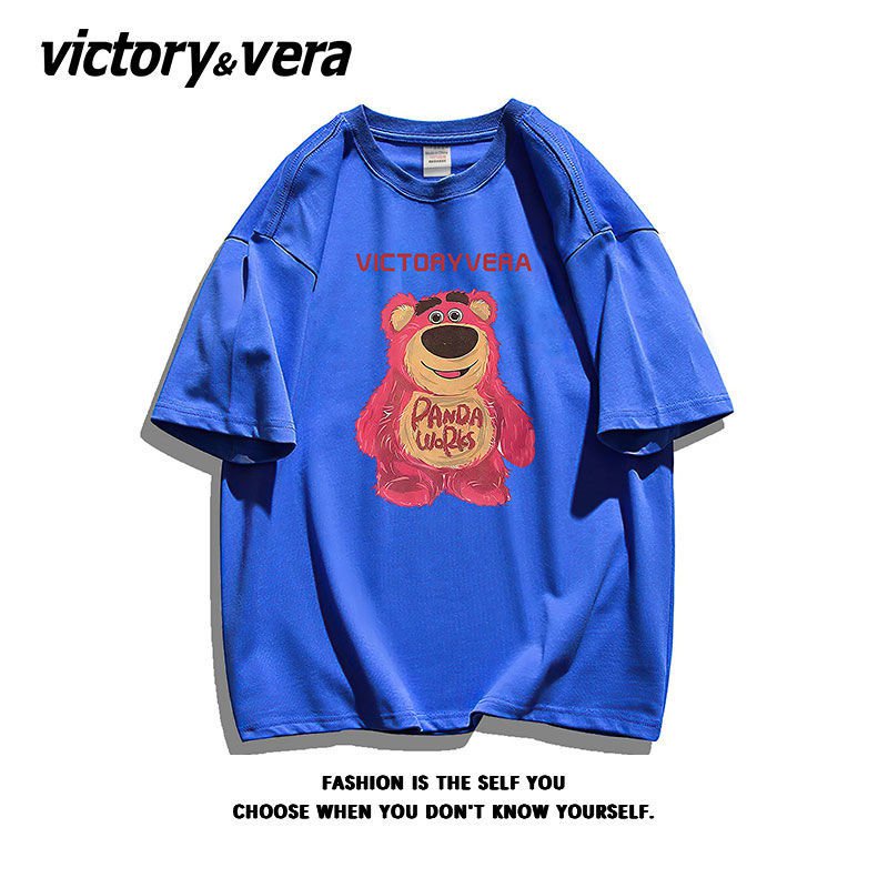 Áo Thun Cotton Dáng Rộng Tay Nửa Thời Trang Mùa Hè Dễ Thương Dành Cho Nữ 2022