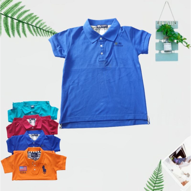 POLO BÉ TRAI {10-20kg} Áo phông có cổ bé trai chất chính phẩm đẹp (Mẫu form rộng ngang)