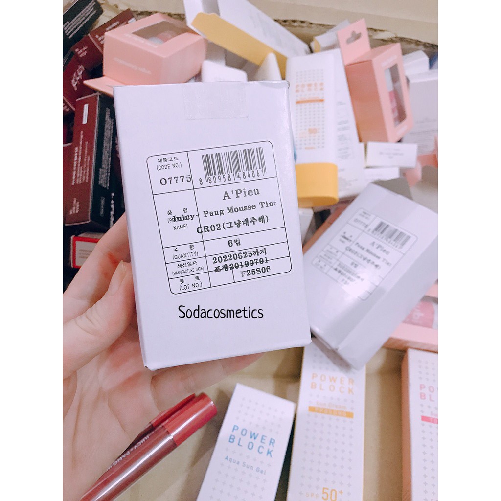 SON KEM APIEU JUICY PANG MOUSSE TINT | BigBuy360 - bigbuy360.vn