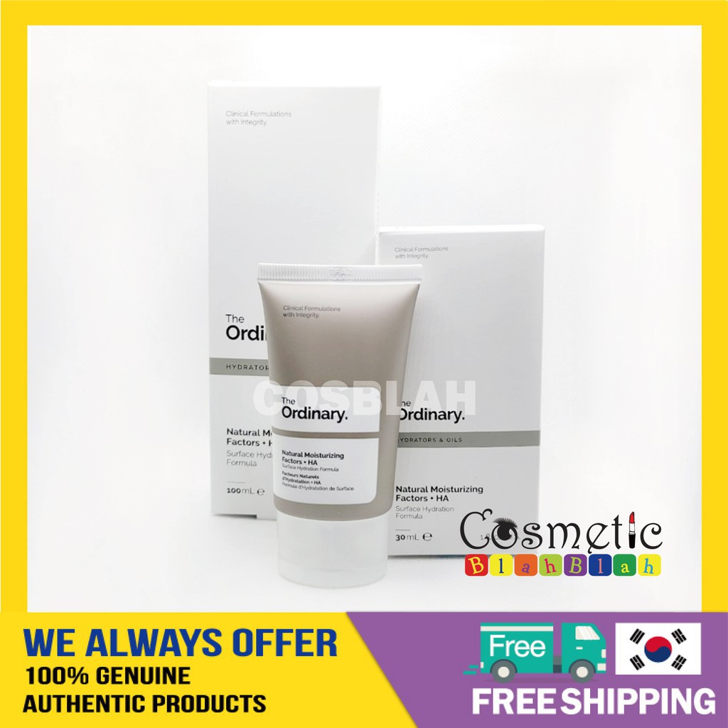 Tinh chất dưỡng ẩm tự nhiên The Ordinary + ha 30ml / 100ml