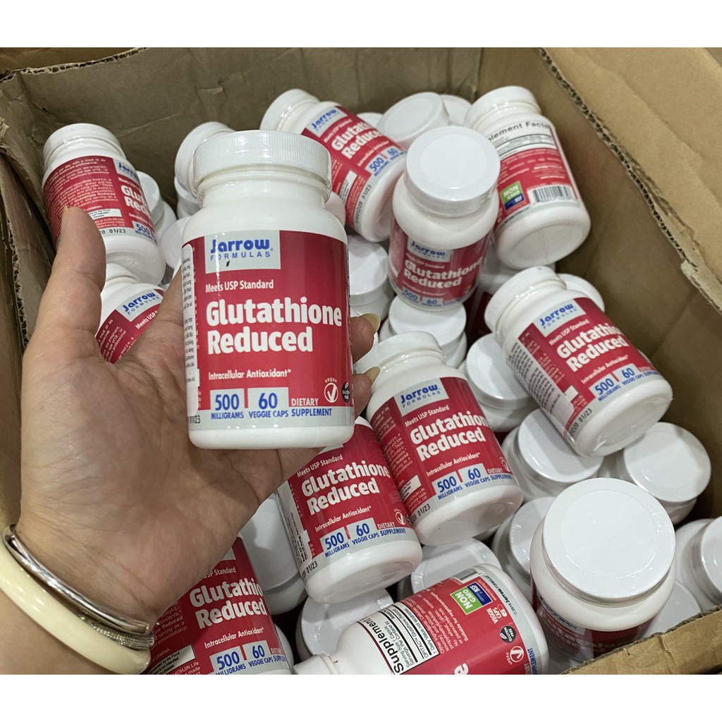 Viên Uống Trắng Da Glutathione Reduced 50mg , Sạm da, Nám Da Glutathione Reduced Mỹ