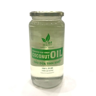 Dầu dừa nguyên chất Viet Healthy 1000ml, dầu dừa Viet Healthy.