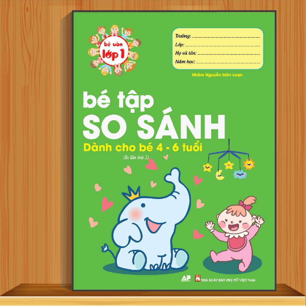 Sách - Bé Tập So Sánh 4 - 6 Tuổi